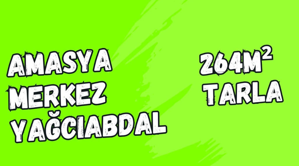 AMASYA MERKEZ YAĞCIABDAL KÖYÜNDE 264M² YERİMİZ SATILIKTIR. - AMASYA MERKEZ fotoğraf 9